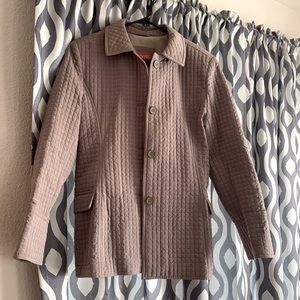 E-Sprit quilted button up coat